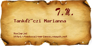 Tankóczi Marianna névjegykártya